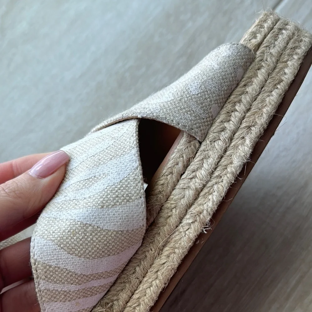 Lucky Brand Women's Cream Espadrille Sandals - Picture 6 of 7